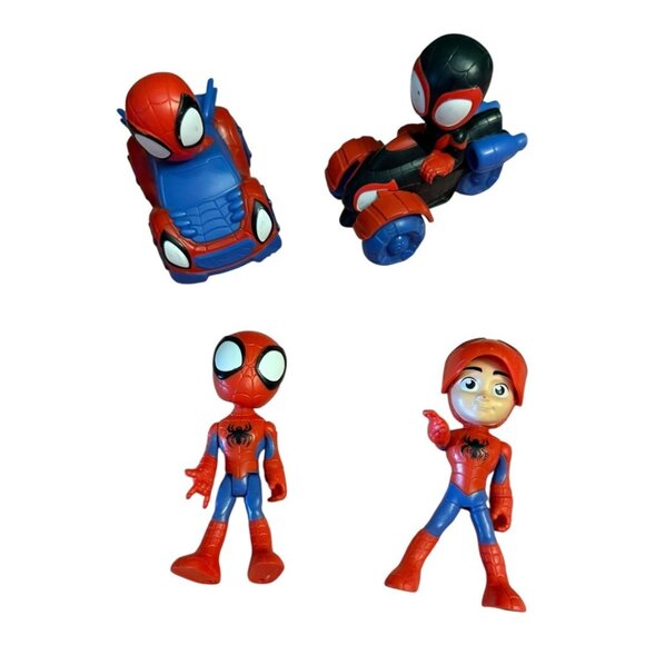 Marvel Amazing Spidey and friends toy lot of 4 - Picture 1 of 1